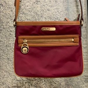 Michael Kors Kempton Crossbody Bag - Burgundy
